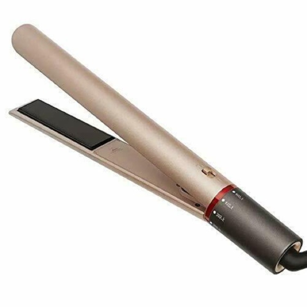 Professional 2 in 1 Ceramic Hair Straightener Flat Iron &Hair Curler Tool Styler